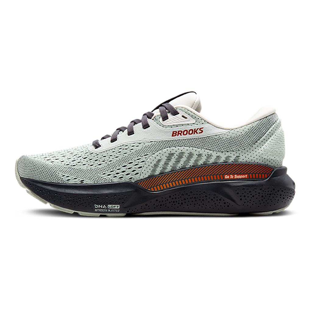 Brooks Adrenaline GTS 24 Mercury - Ebony - Copper — Mercury - Ebony - Copper — Size B — Width 5 — Side View