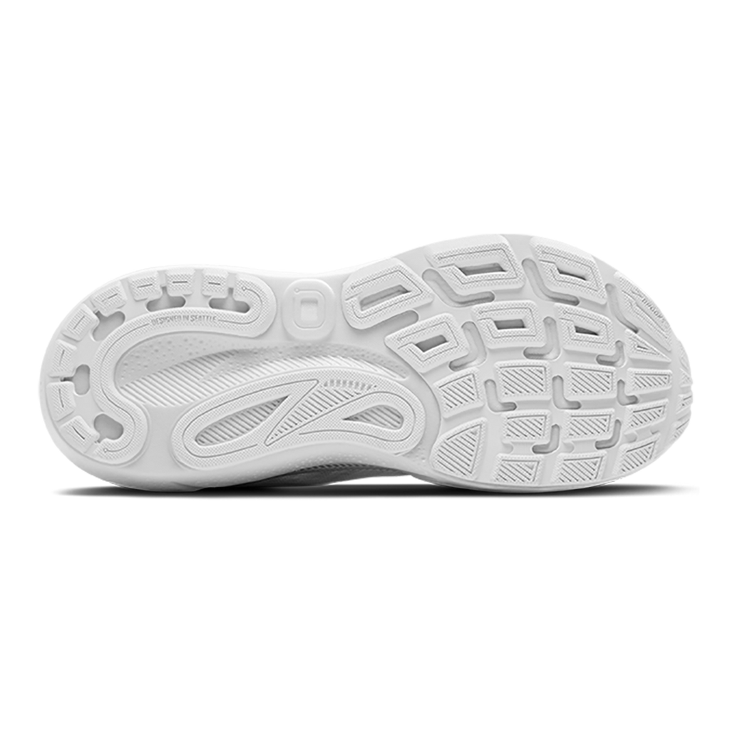 Brooks Adrenaline GTS 24 White - Oyster - Alloy — White - Oyster - Alloy — Size B — Width 5 — Top View