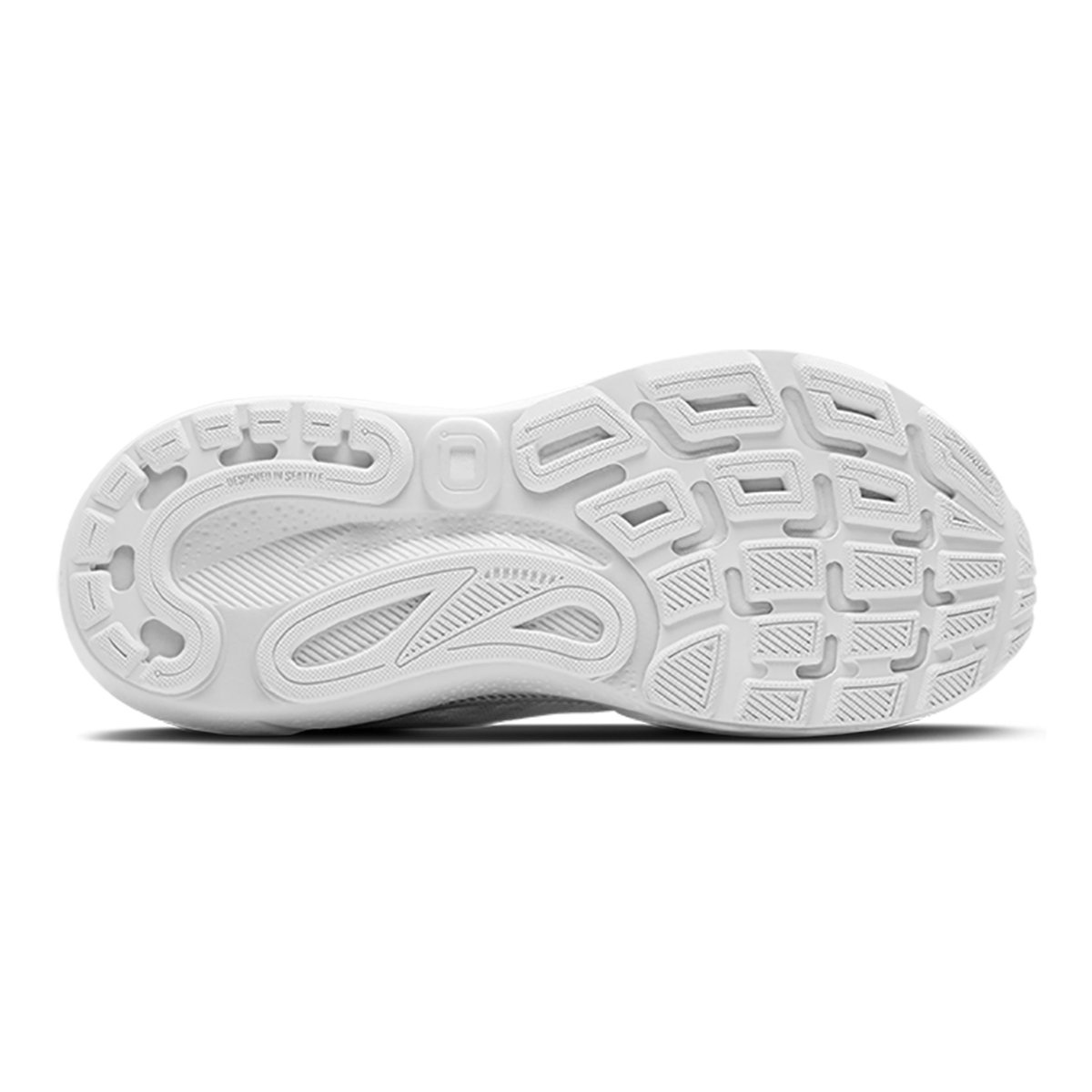 Brooks Adrenaline GTS 24 White - Oyster - Alloy — White - Oyster - Alloy — Size B — Width 5 — Top View