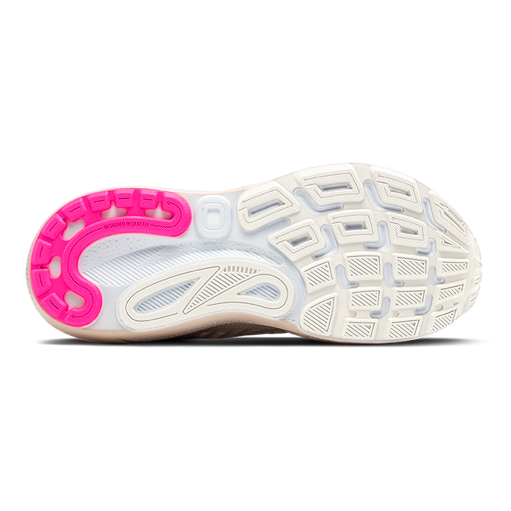 Brooks Adrenaline GTS 24 Chateau Grey - Coconut - Pink — Chateau Grey - Coconut - Pink — Size B — Width 5 — Top View