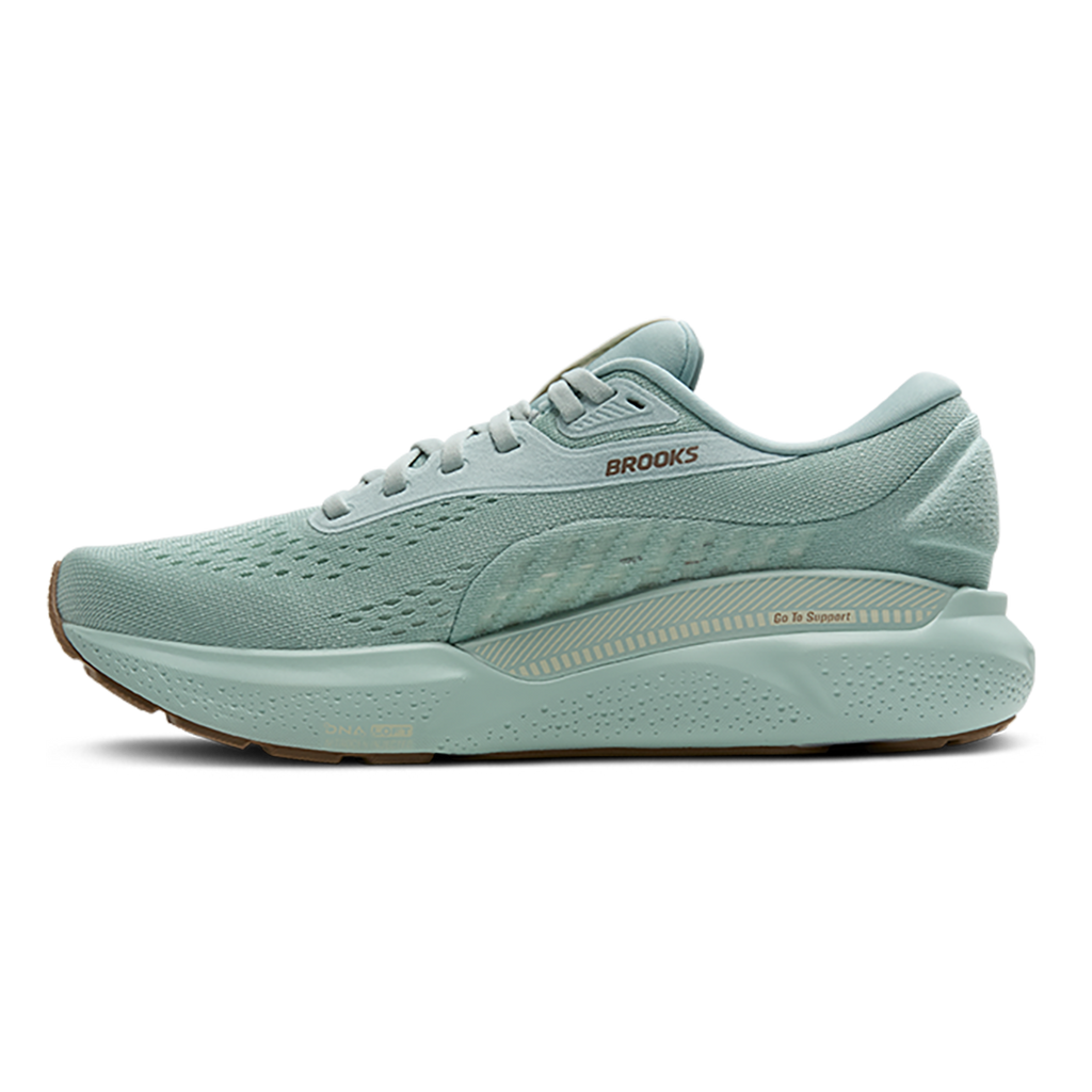 Brooks Adrenaline GTS 24 Cloud Blue - Coconut - Portabella — Cloud Blue - Coconut - Portabella — Size B — Width 5 — Side View