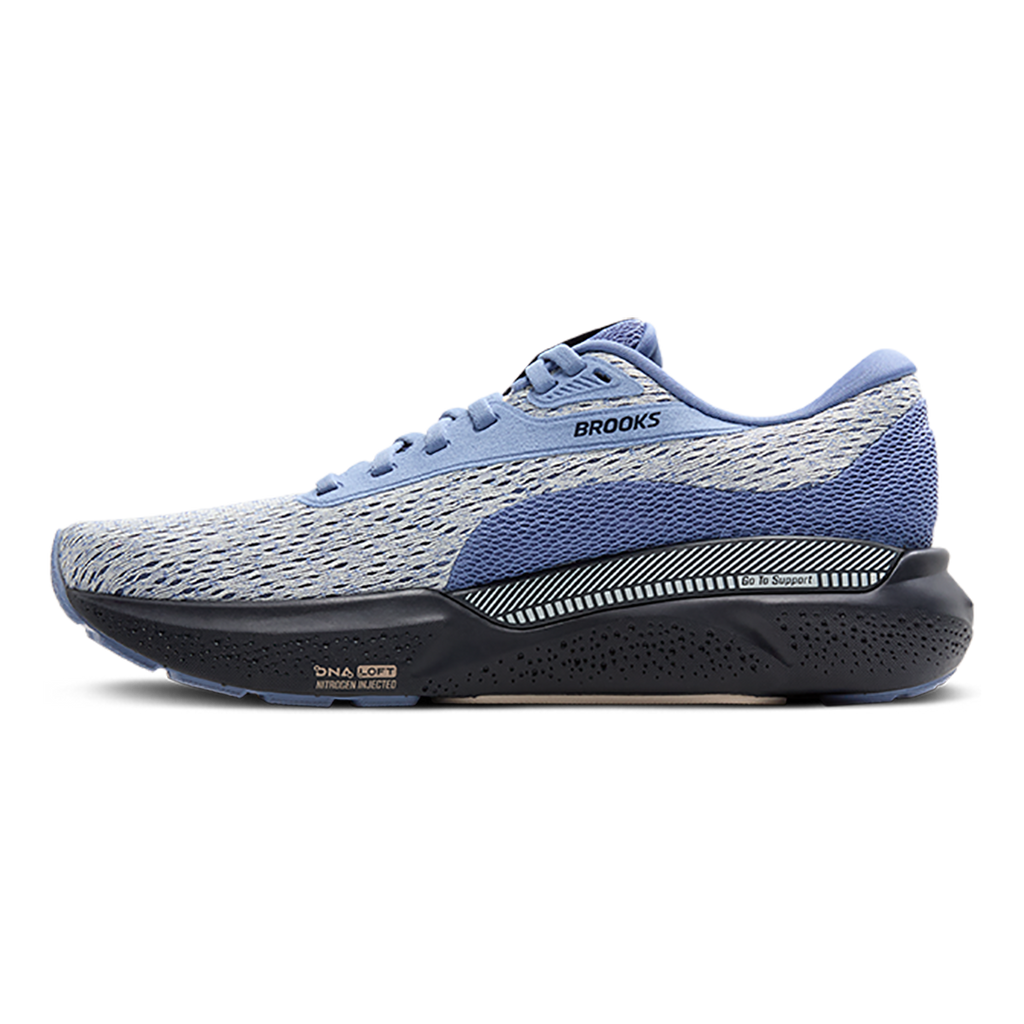 Brooks Adrenaline GTS 24 Country Wash - Bluewash - Ebony — Country Wash - Bluewash - Ebony — Size B — Width 5 — Side View