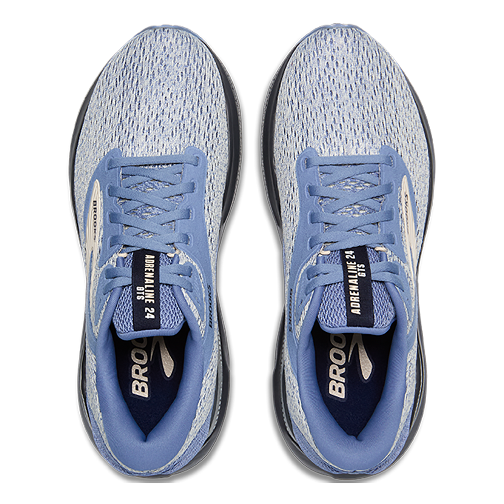 Brooks Adrenaline GTS 24 Country Wash - Bluewash - Ebony — Country Wash - Bluewash - Ebony — Size B — Width 5 — Back View