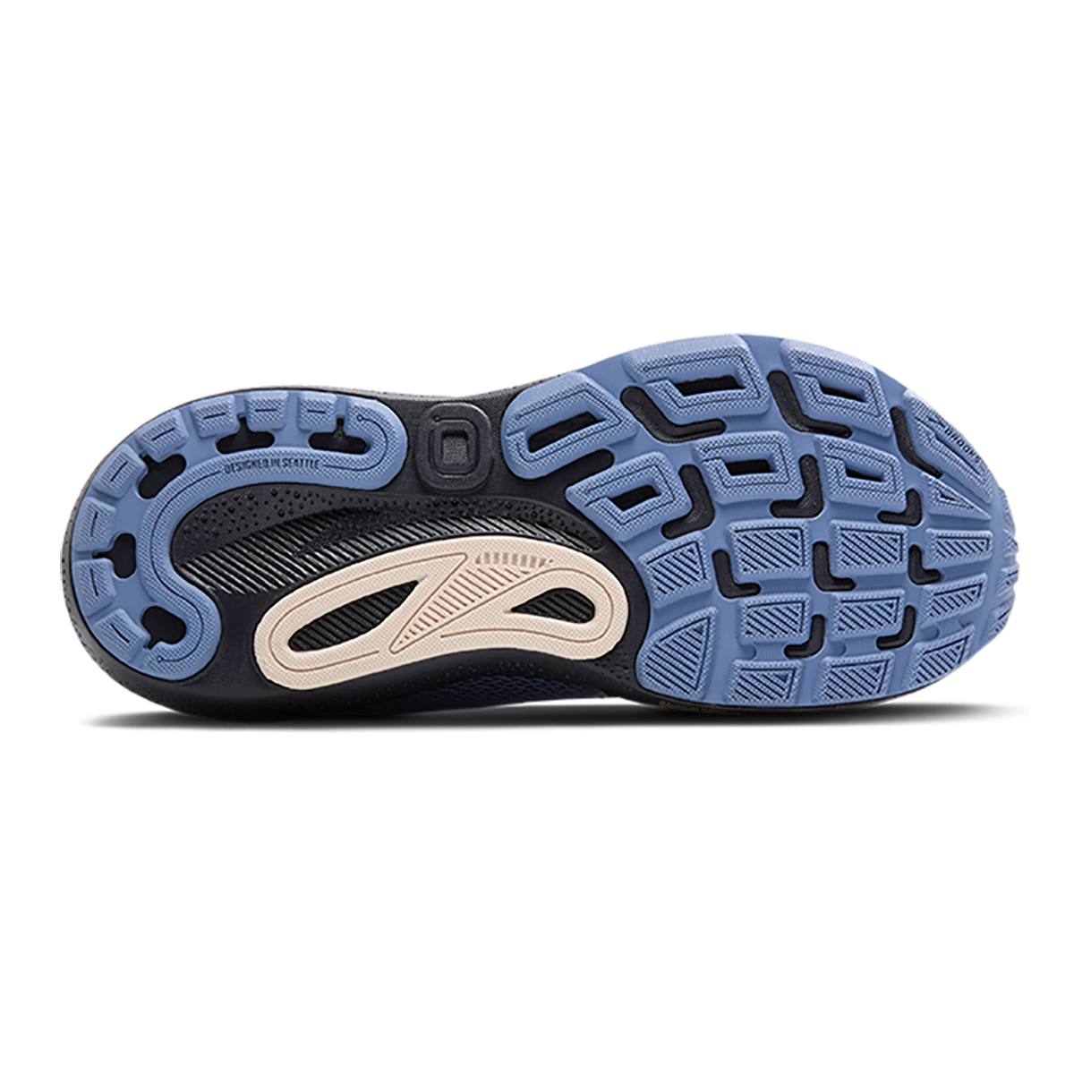 Brooks Adrenaline GTS 24 Country Wash - Bluewash - Ebony — Country Wash - Bluewash - Ebony — Size B — Width 5 — Top View