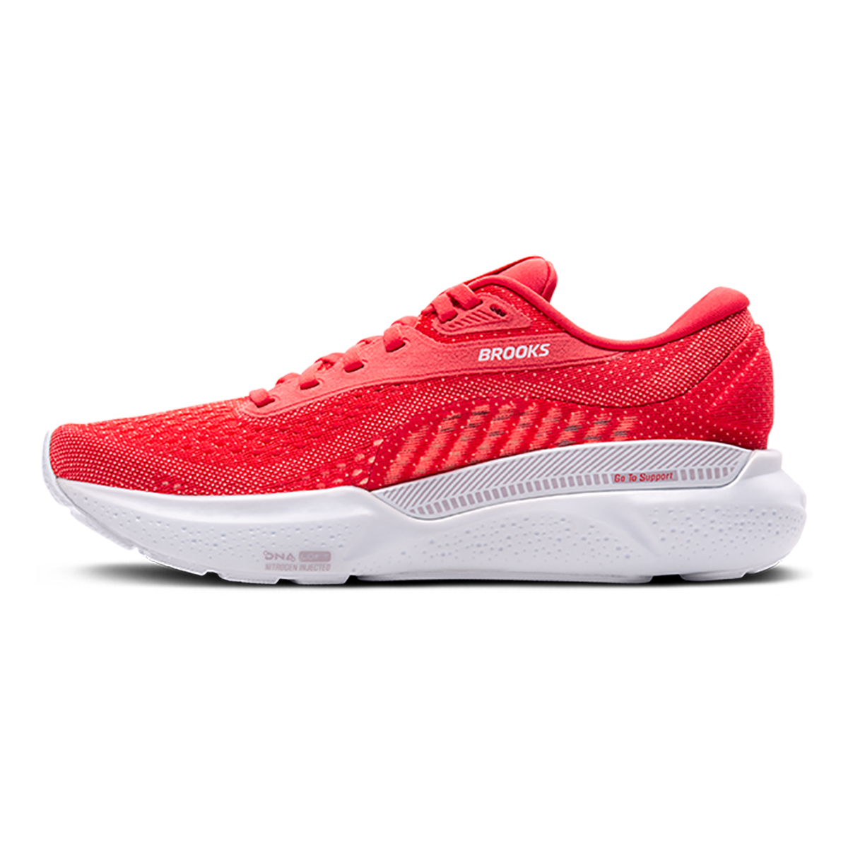 Brooks Adrenaline GTS 24 Cayenne - Thistle - White — Cayenne - Thistle - White — Size B — Width 5 — Side View