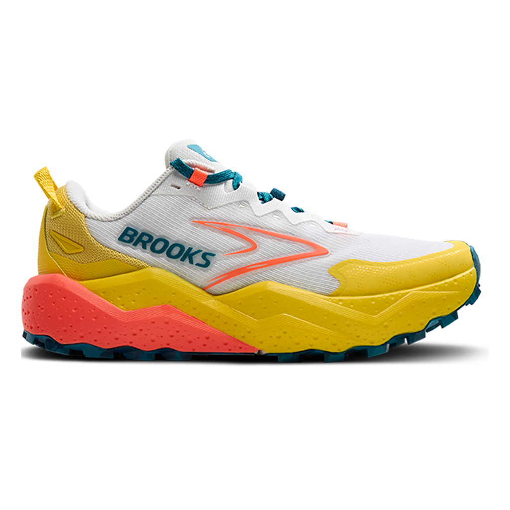 Brooks Caldera 8 — Bit of Blue - Quince - Flame — Size B — Width 7.5 — Alternate View 9