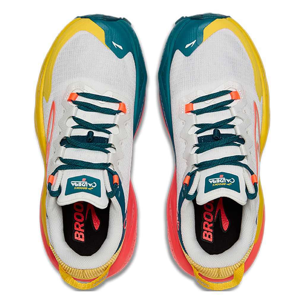 Brooks Caldera 8 — Bit of Blue - Quince - Flame — Size B — Width 7.5 — Alternate View 11