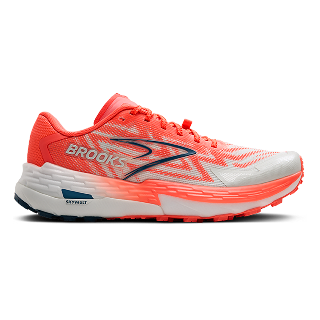 Brooks Catamount 4 — Bit of Blue - Flame - Legion Blue — Size B — Width 7 — Front View