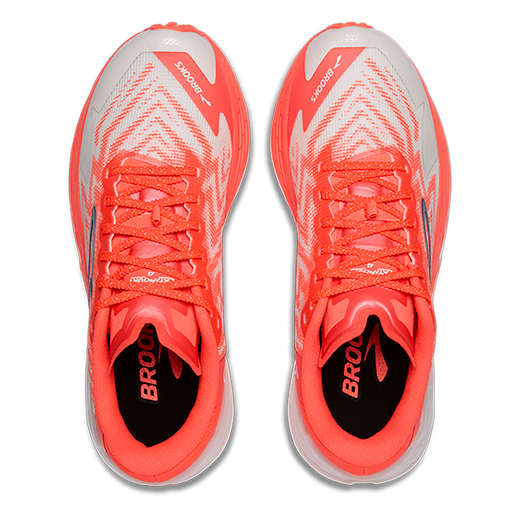 Brooks Catamount 4 — Bit of Blue - Flame - Legion Blue — Size B — Width 7 — Back View