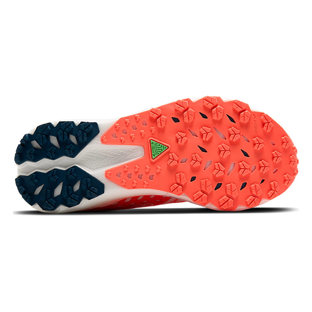 Brooks Catamount 4 — Bit of Blue - Flame - Legion Blue — Size B — Width 7 — Top View