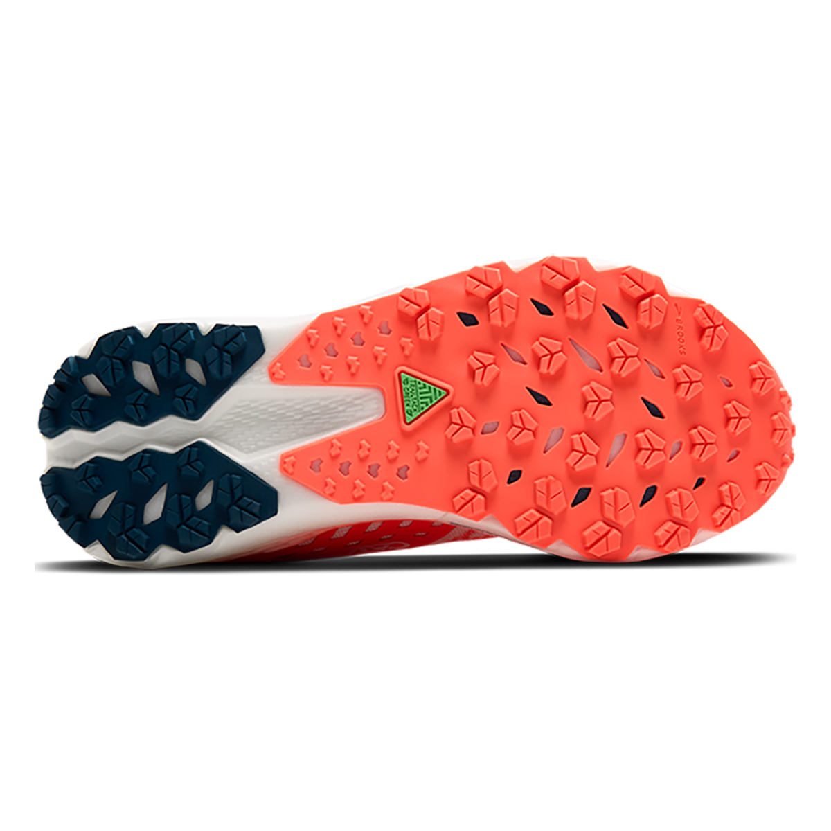 Brooks Catamount 4 — Bit of Blue - Flame - Legion Blue — Size B — Width 7 — Top View