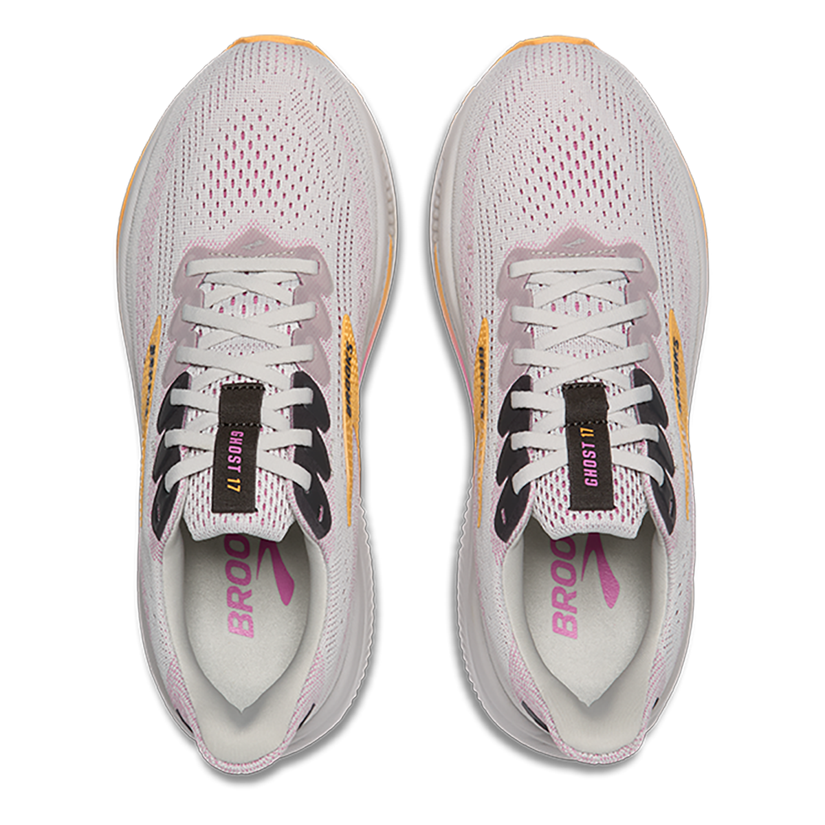 Brooks Ghost 17 — Blue Heron - White - Orange — Size B — Width 5 — Alternate View 15