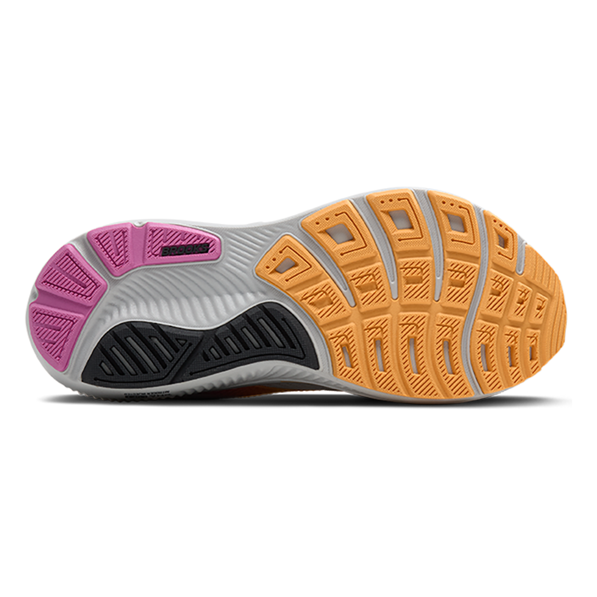 Brooks Ghost 17 — Blue Heron - White - Orange — Size B — Width 5 — Alternate View 16