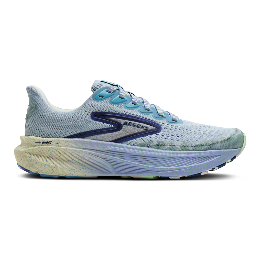 Brooks Ghost 17 — Blue Heron - White - Orange — Size B — Width 5 — Alternate View 49