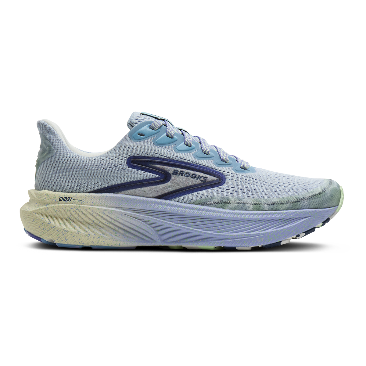 Brooks Ghost 17 — Blue Heron - White - Orange — Size B — Width 5 — Alternate View 49