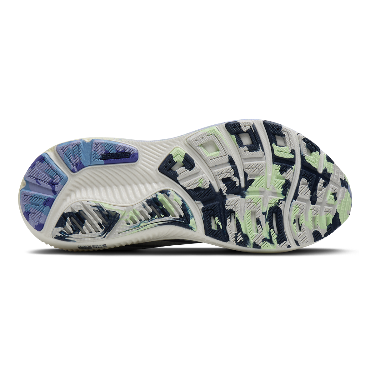 Brooks Ghost 17 — Blue Heron - White - Orange — Size B — Width 5 — Alternate View 52