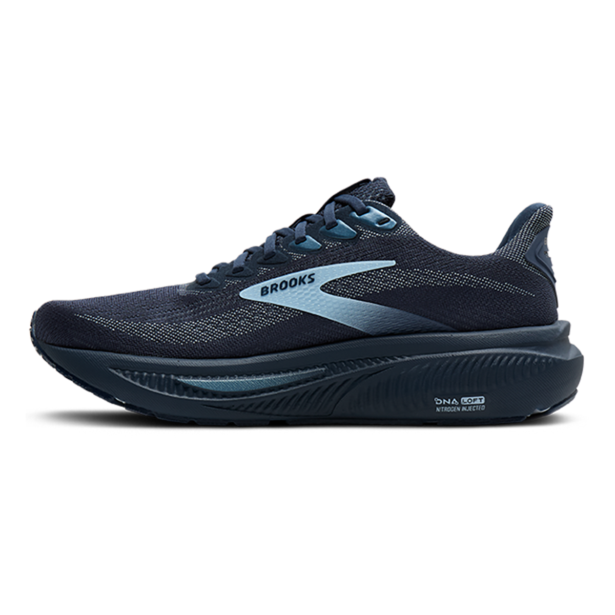 Brooks Ghost 17 — Blue Heron - White - Orange — Size B — Width 5 — Alternate View 38