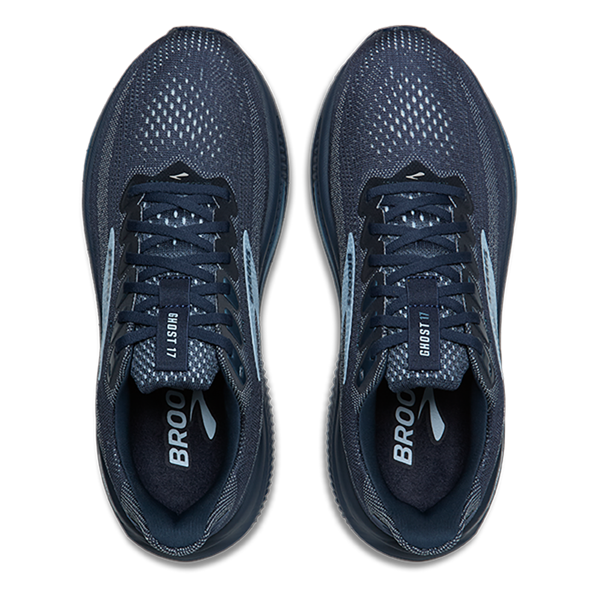 Brooks Ghost 17 — Blue Heron - White - Orange — Size B — Width 5 — Alternate View 39