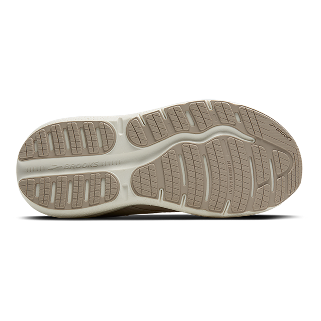 Brooks Ghost Max SE — Almond Peach - Chateau - Coconut — Size B — Width 6.5 — Top View