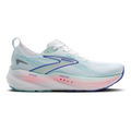 Brooks Glycerin 22 White - Limpet Shell - Amparo Blue — White - Limpet Shell - Amparo Blue — Size B — Width 5 — Front View