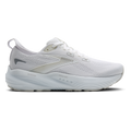 Brooks Glycerin 22 White - White - Grey — White - White - Grey — Size B — Width 5 — Front View