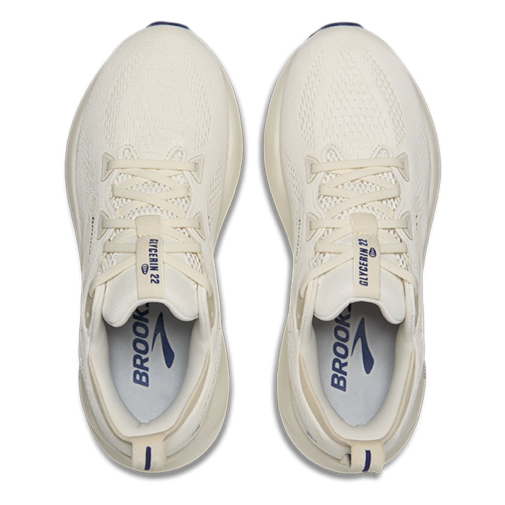 Brooks Glycerin 22 Bluewash - Blue Ribbon — Bluewash - Blue Ribbon — Size B — Width 5 — Back View