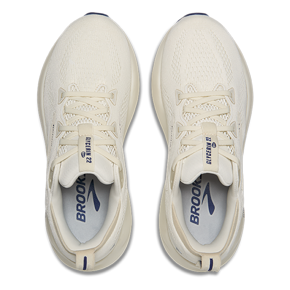Brooks Glycerin 22 Bluewash - Blue Ribbon — Bluewash - Blue Ribbon — Size B — Width 5 — Back View