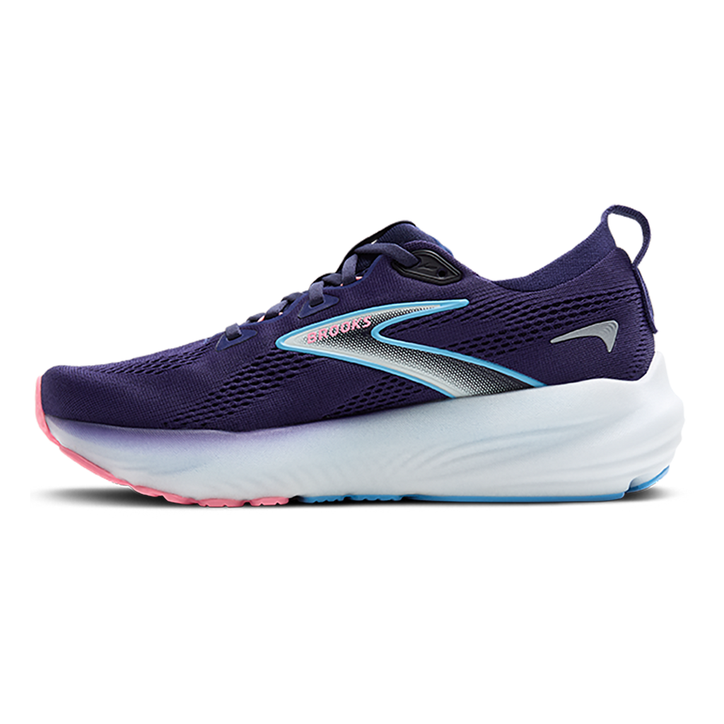Brooks Glycerin 22 Blue Ribbon - Peacoat - Dianthus — Blue Ribbon - Peacoat - Dianthus — Size 2E — Width 6 — Side View