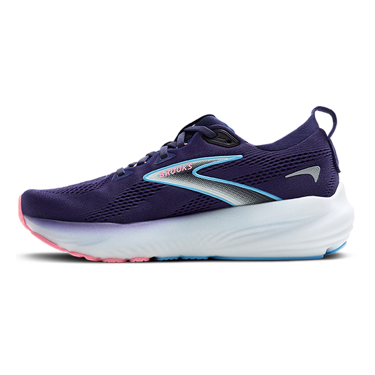 Brooks Glycerin 22 Blue Ribbon - Peacoat - Dianthus — Blue Ribbon - Peacoat - Dianthus — Size 2E — Width 6 — Side View
