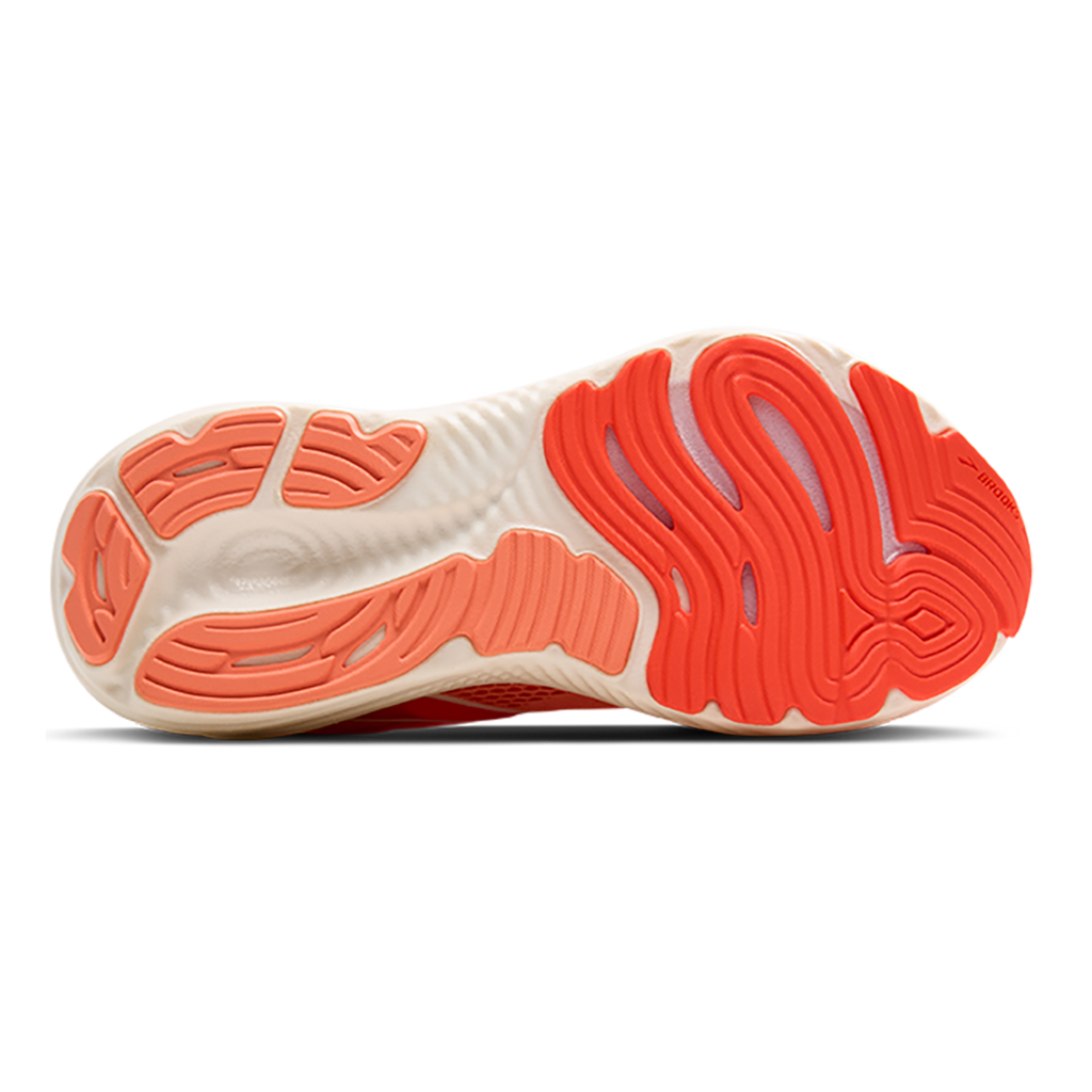 Brooks Glycerin 22 Desert Flower - Hot Coral - Milk — Desert Flower - Hot Coral - Milk — Size B — Width 5 — Top View