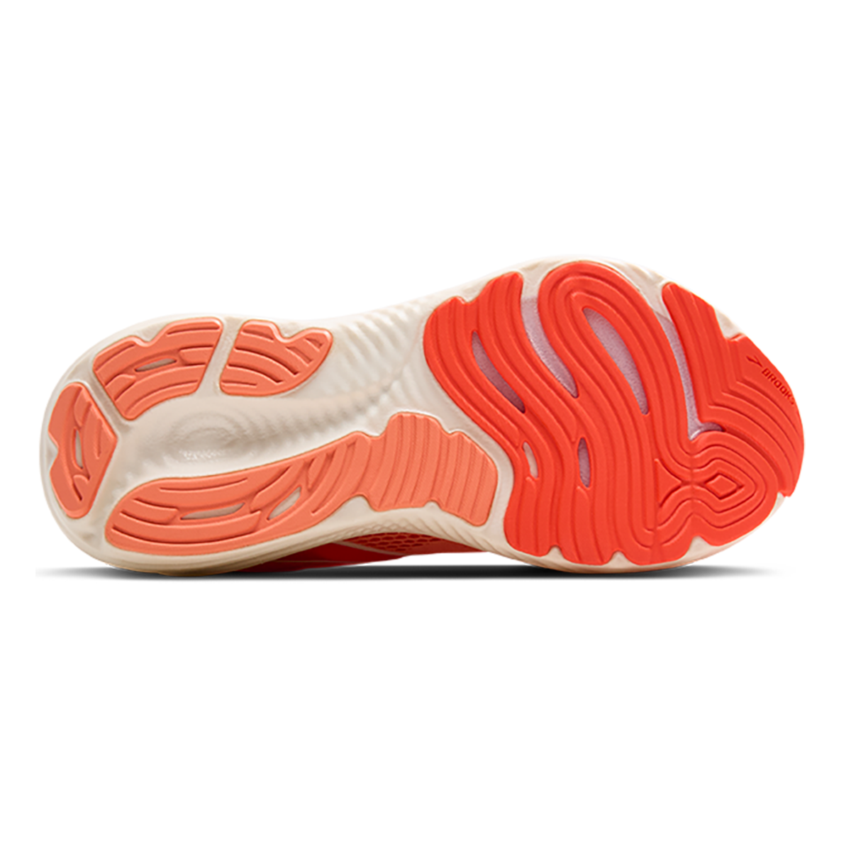 Brooks Glycerin 22 Desert Flower - Hot Coral - Milk — Desert Flower - Hot Coral - Milk — Size B — Width 5 — Top View