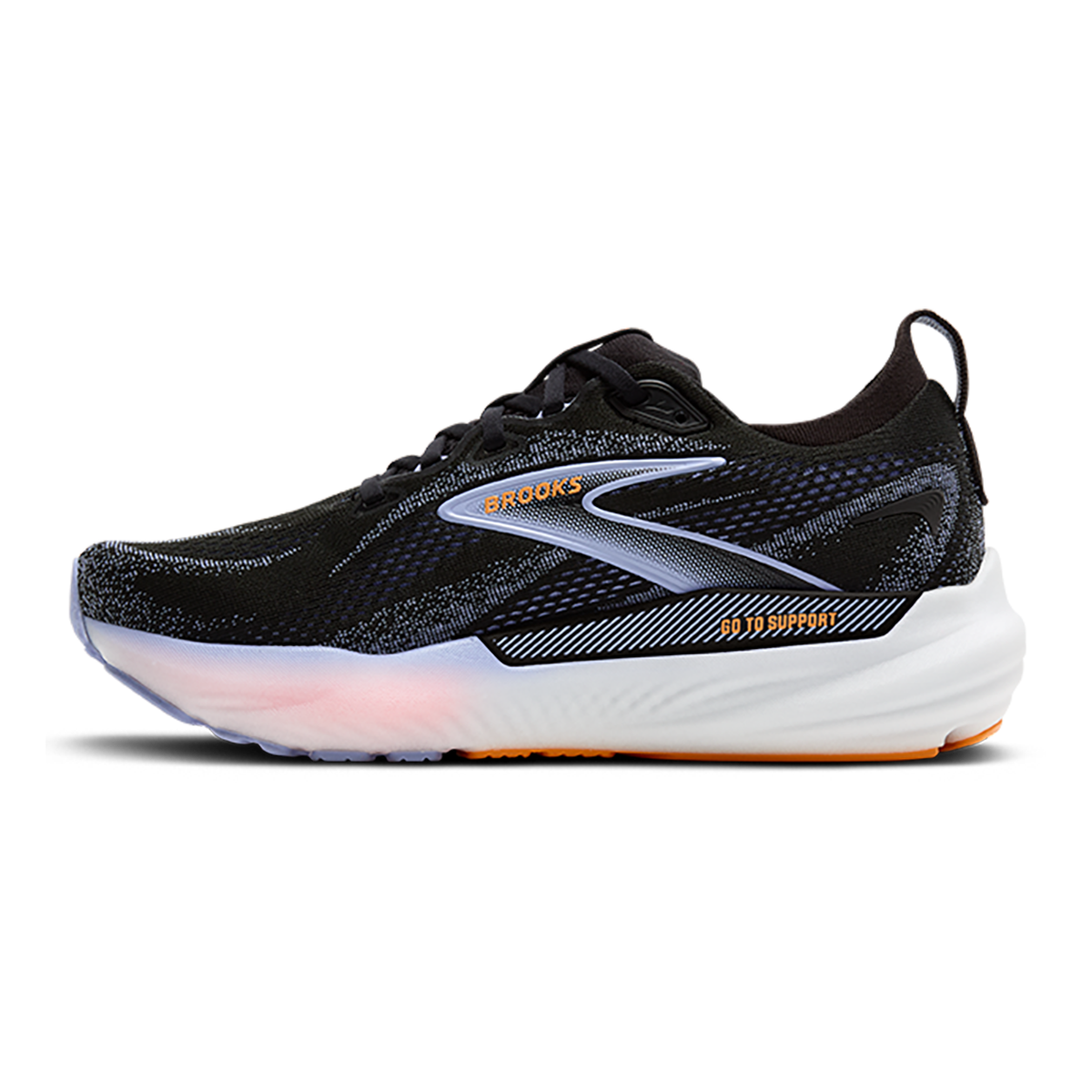 Brooks Glycerin GTS 22 — Amparo Blue - Hyper Iris - Yellow — Size B — Width 6 — Alternate View 34