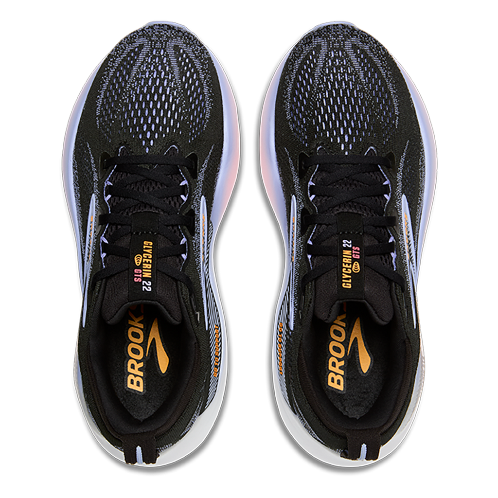 Brooks Glycerin GTS 22 — Amparo Blue - Hyper Iris - Yellow — Size B — Width 6 — Alternate View 35