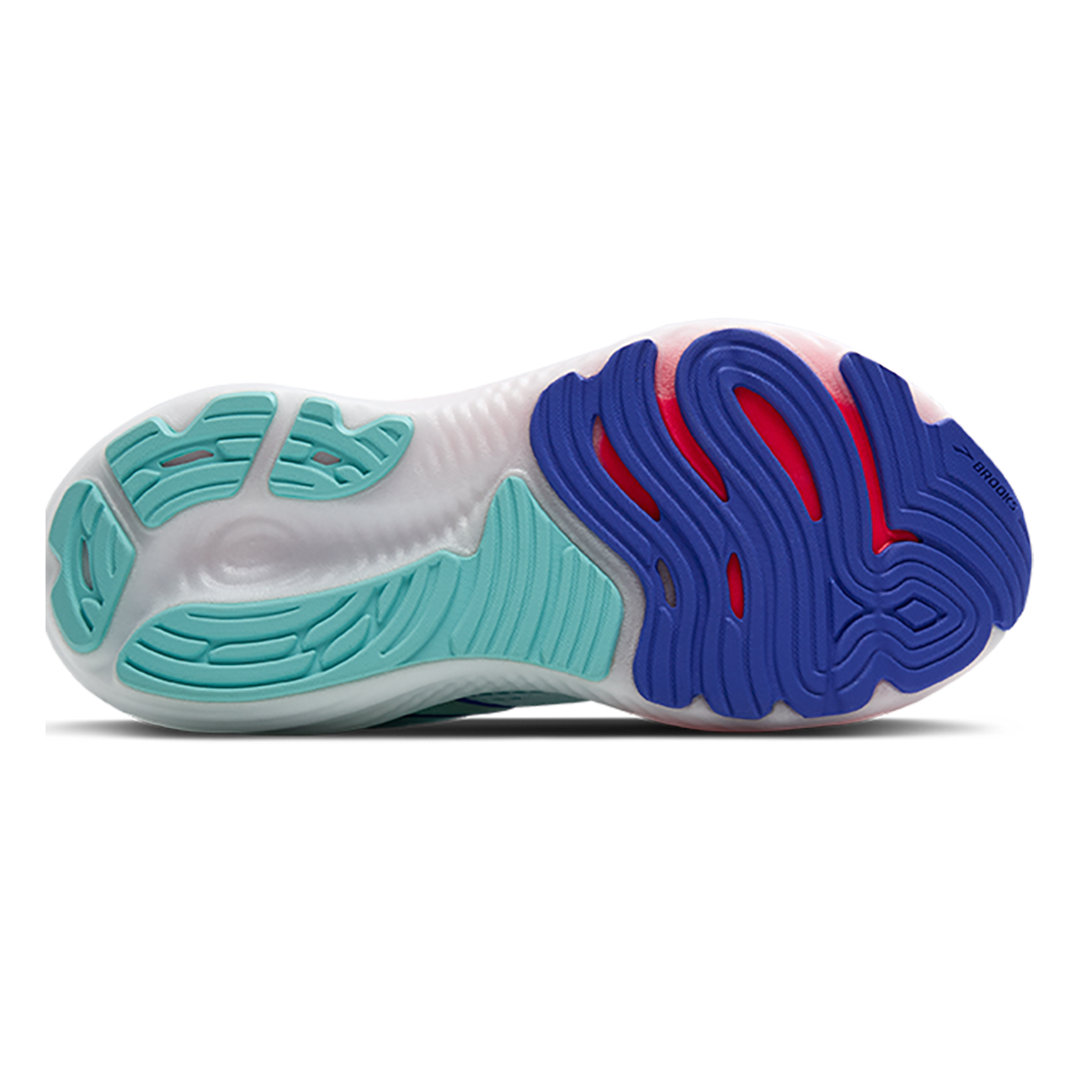 Brooks Glycerin GTS 22 — Amparo Blue - Hyper Iris - Yellow — Size B — Width 6 — Lifestyle View