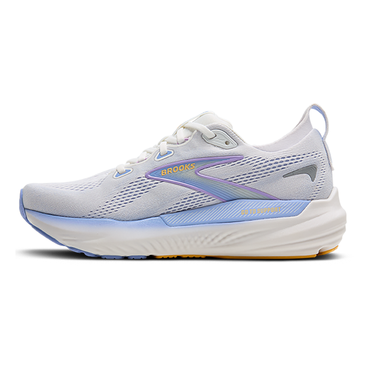 Brooks Glycerin GTS 22 — Amparo Blue - Hyper Iris - Yellow — Size B — Width 6 — Alternate View 38