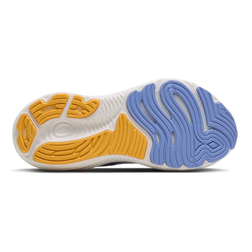 Brooks Glycerin GTS 22 — Amparo Blue - Hyper Iris - Yellow — Size B — Width 6 — Alternate View 40