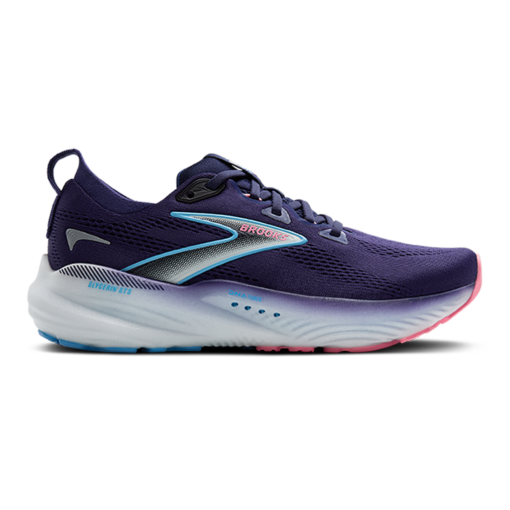 Brooks Glycerin GTS 22 — Amparo Blue - Hyper Iris - Yellow — Size B — Width 6 — Alternate View 29