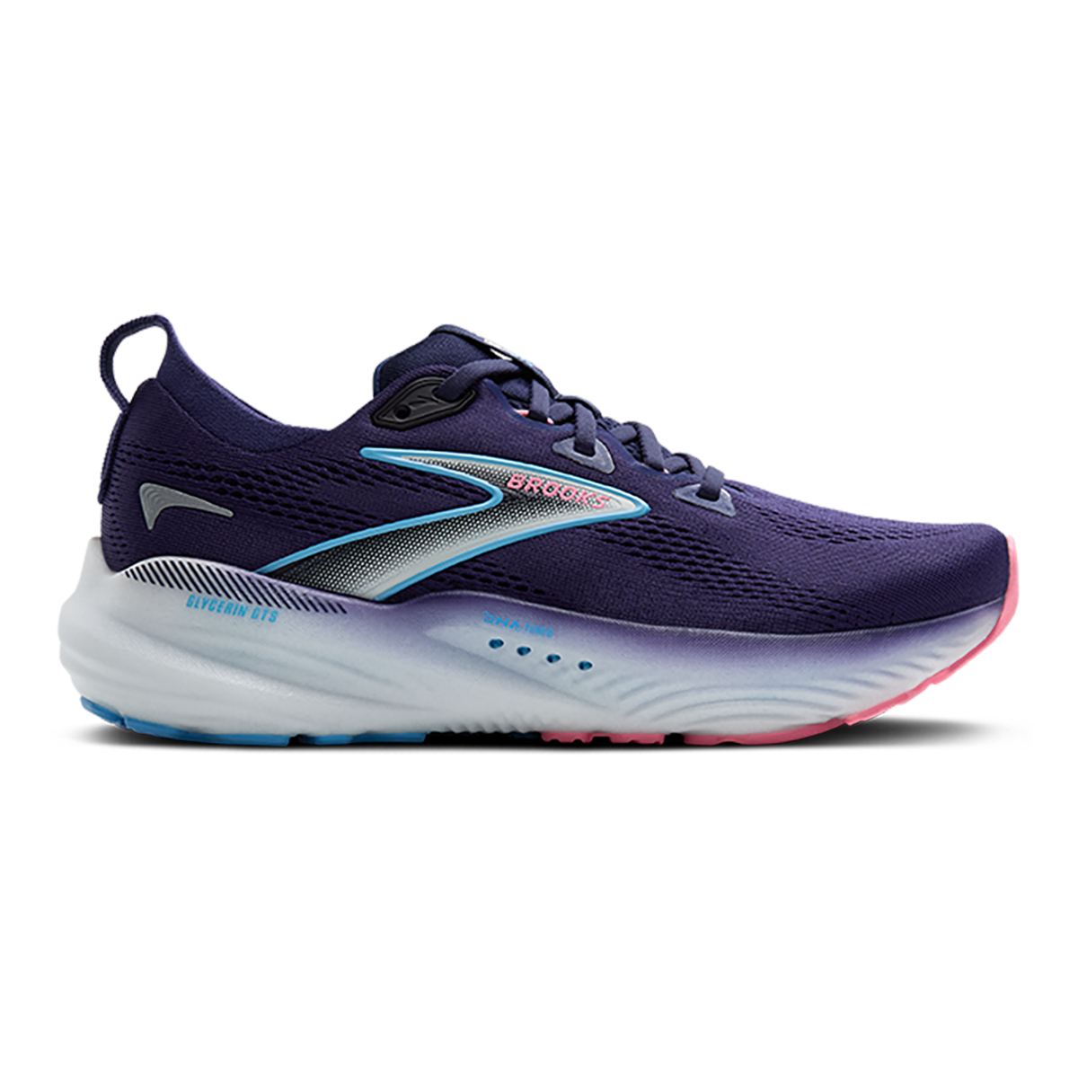 Brooks Glycerin GTS 22 — Amparo Blue - Hyper Iris - Yellow — Size B — Width 6 — Alternate View 29