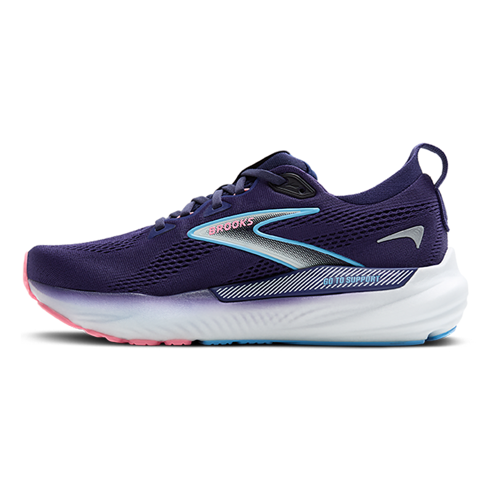Brooks Glycerin GTS 22 — Amparo Blue - Hyper Iris - Yellow — Size B — Width 6 — Alternate View 30