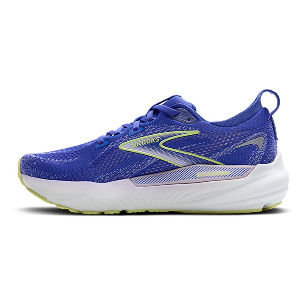 Brooks Glycerin GTS 22 — Amparo Blue - Hyper Iris - Yellow — Size B — Width 6 — Alternate View 14