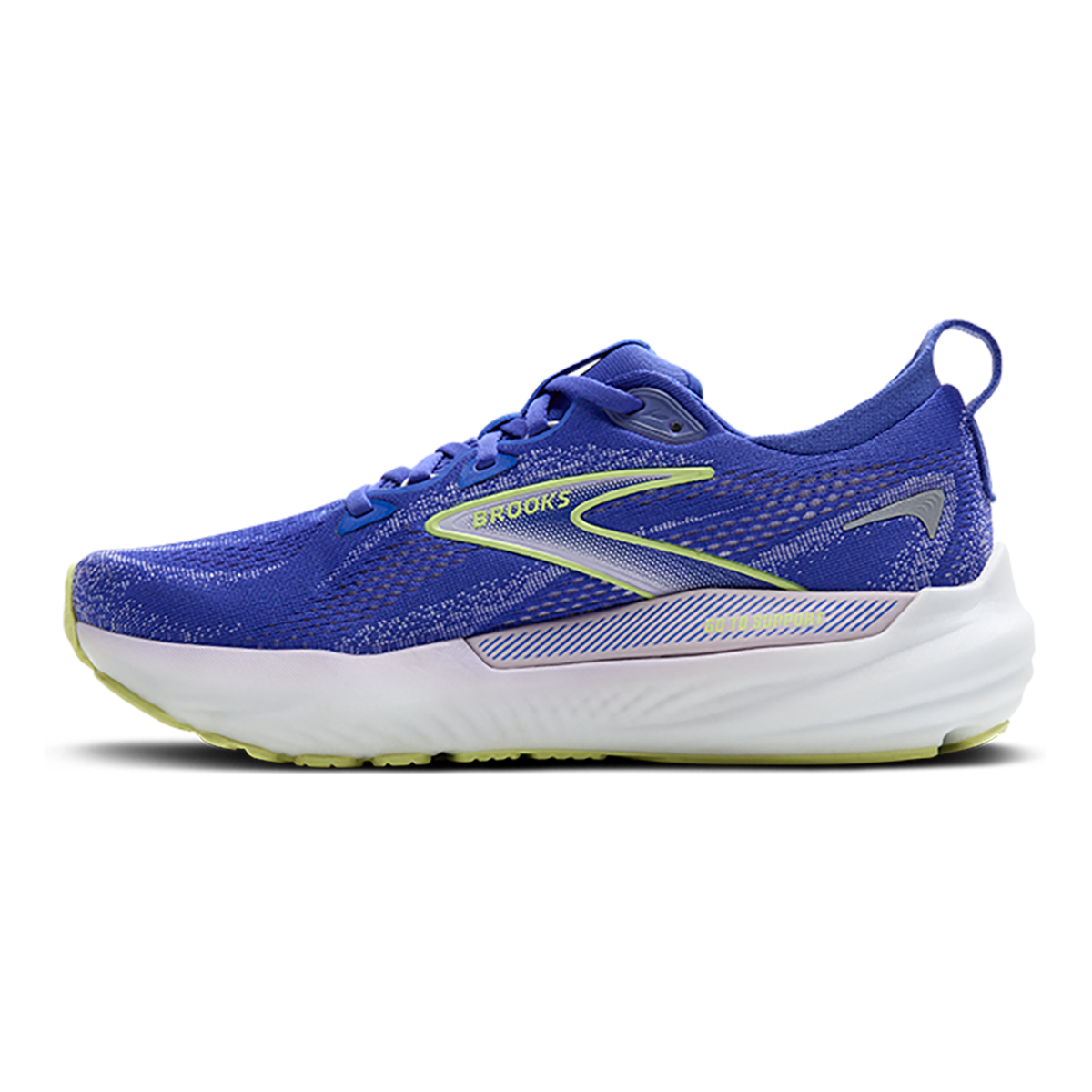 Brooks Glycerin GTS 22 — Amparo Blue - Hyper Iris - Yellow — Size B — Width 6 — Alternate View 14