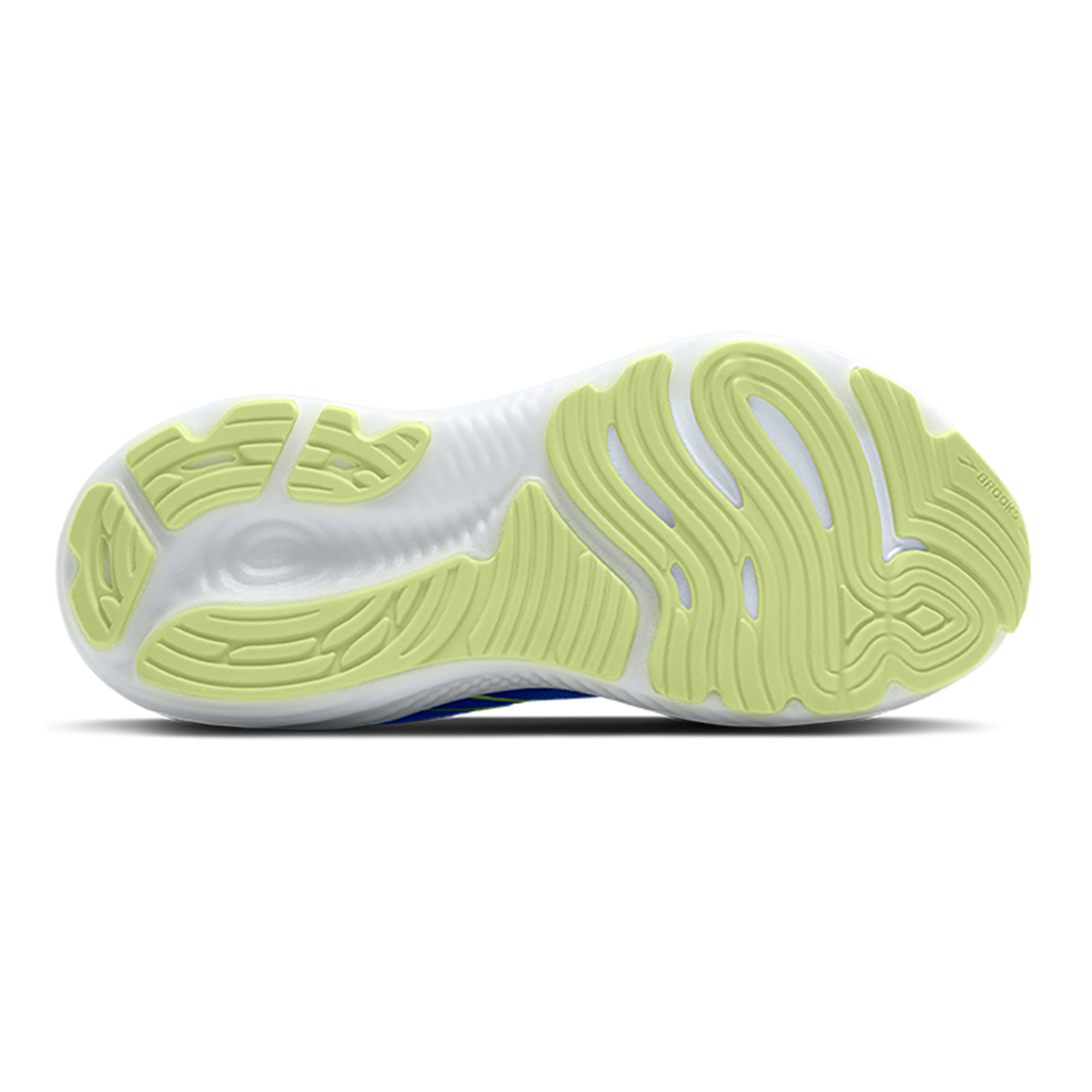 Brooks Glycerin GTS 22 — Amparo Blue - Hyper Iris - Yellow — Size B — Width 6 — Alternate View 16