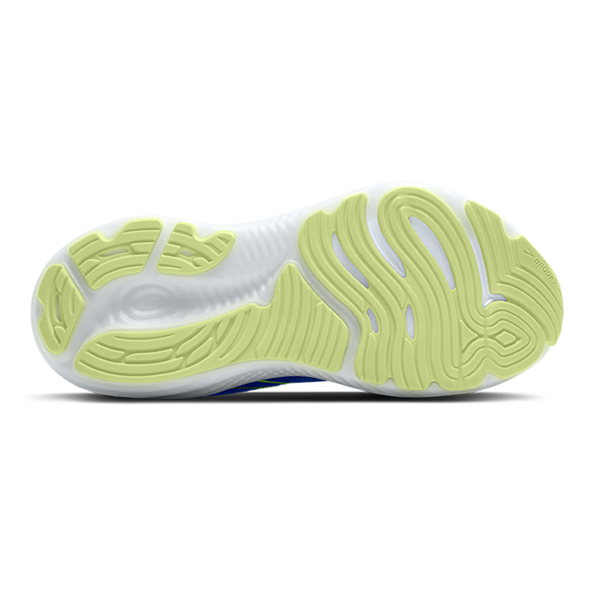 Brooks Glycerin GTS 22 — Amparo Blue - Hyper Iris - Yellow — Size B — Width 6 — Alternate View 16