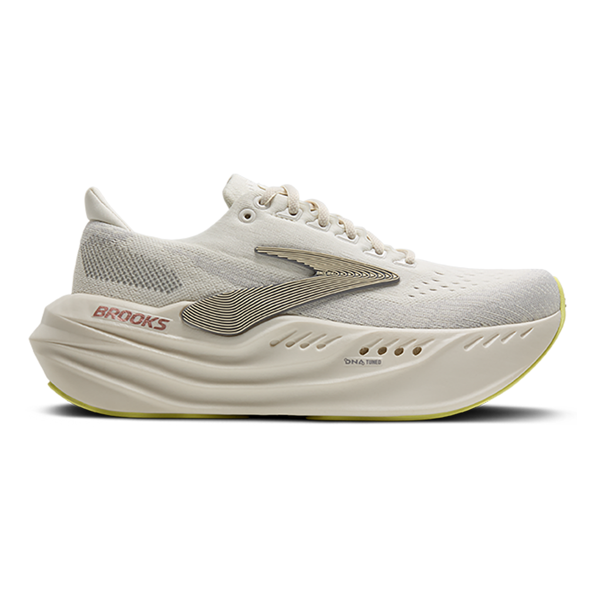 Brooks Glycerin Max — White - Black - Diva Pink — Size B — Width 5 — Detail View