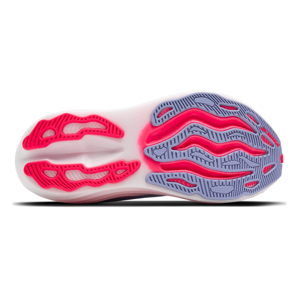 Brooks Glycerin Max — White - Black - Diva Pink — Size B — Width 5 — Top View