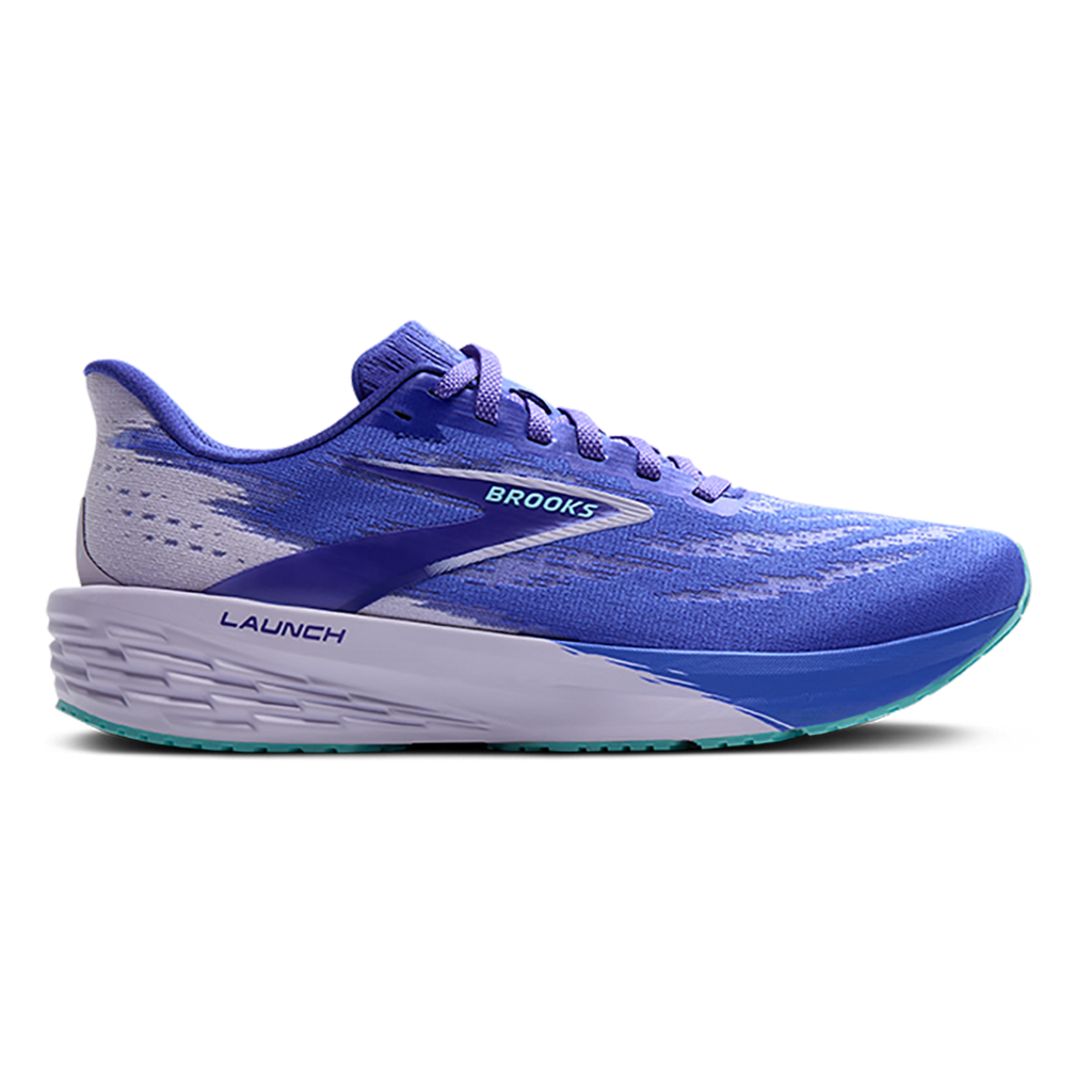 Brooks Launch 11 — Amparo - Thistle - Limpet — Size B — Width 6.5 — Detail View