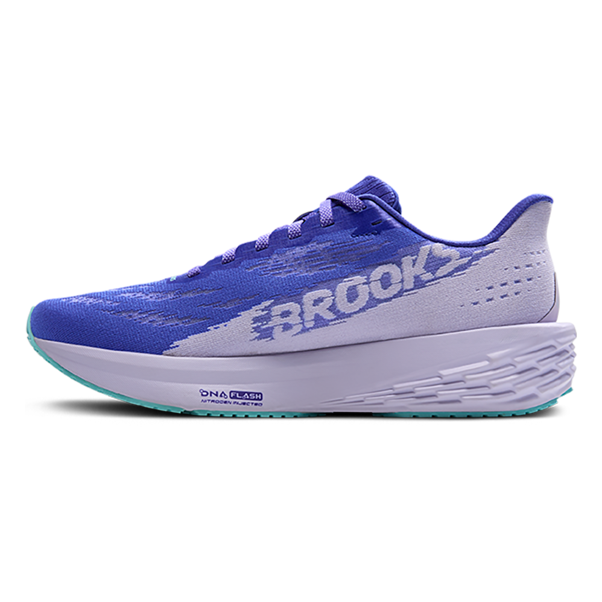Brooks Launch 11 — Amparo - Thistle - Limpet — Size B — Width 6.5 — Lifestyle View