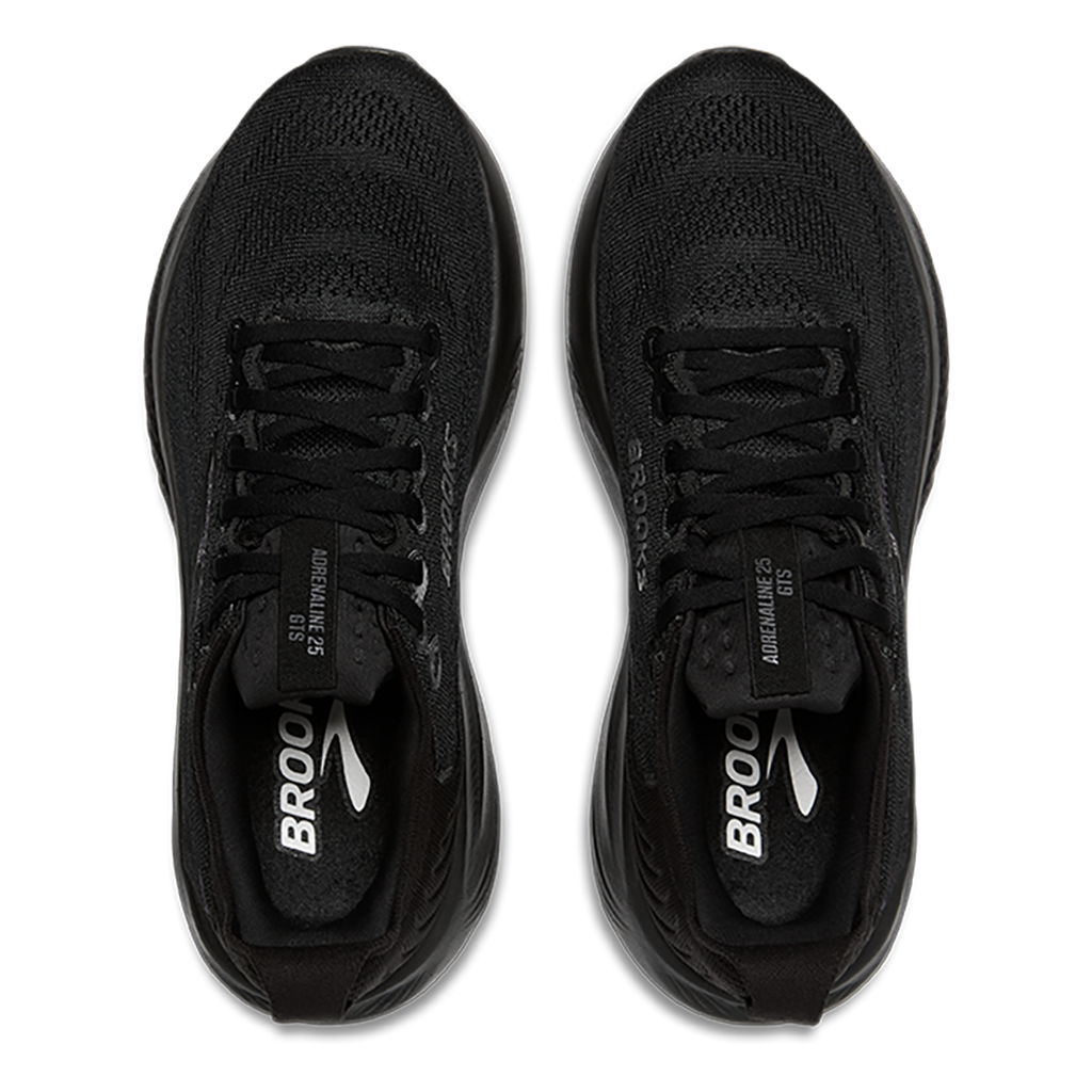 Brooks Adrenaline GTS 25 — Black - Black - Ebony — Size D — Width 8 — Alternate View 28