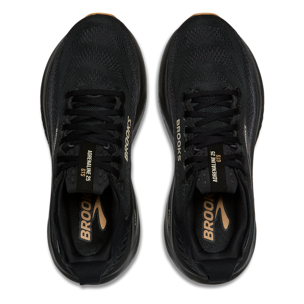 Brooks Adrenaline GTS 25 — Black - Black - Ebony — Size B — Width 6 — Alternate View 55