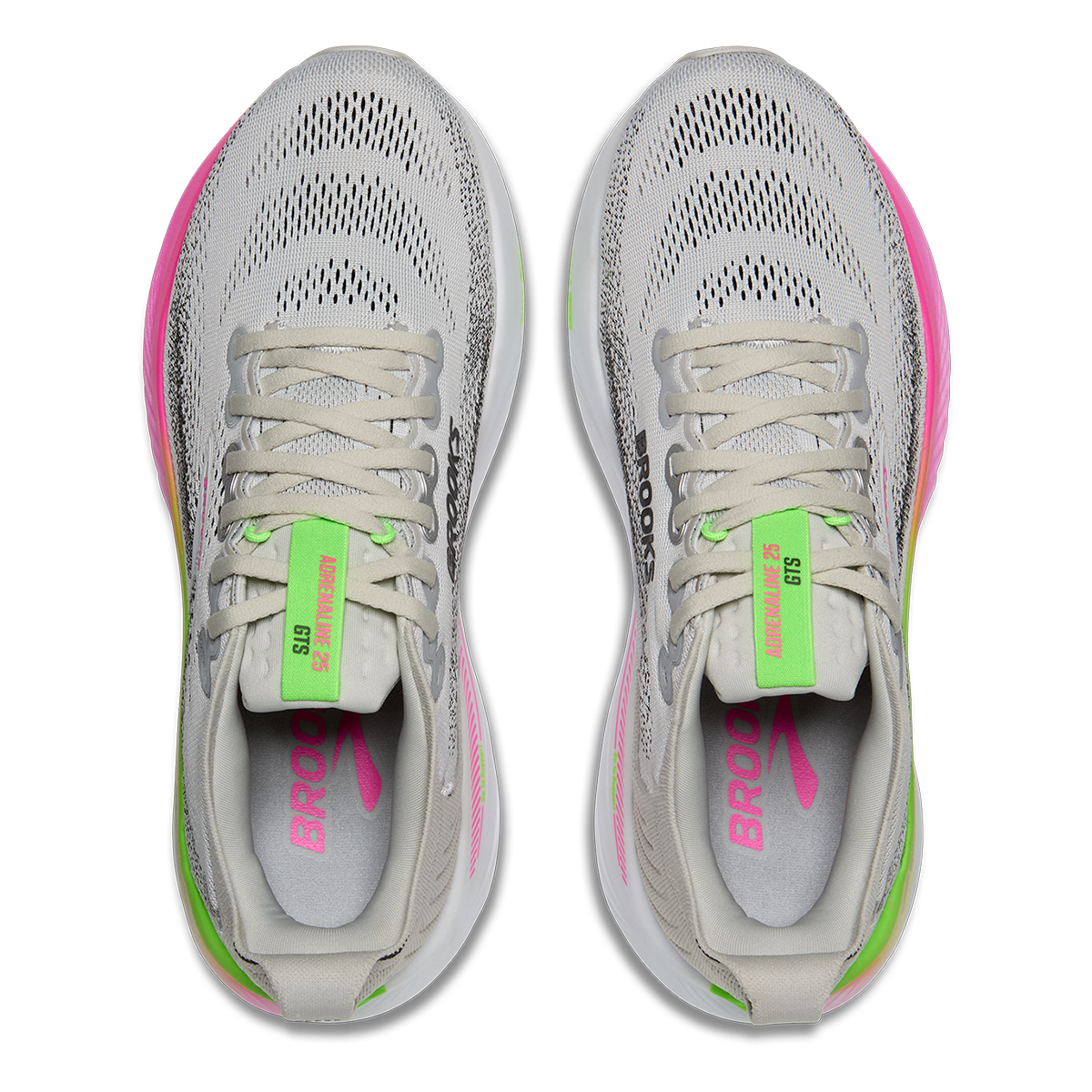 Brooks Adrenaline GTS 25 — Black - Black - Ebony — Size B — Width 6 — Alternate View 51